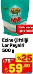 EZİNE ÇİFTLİĞİ LOR PEYNİRİ 500 G EZİNE ÇİFTLİĞİ LOR PEYNİRİ 500 G